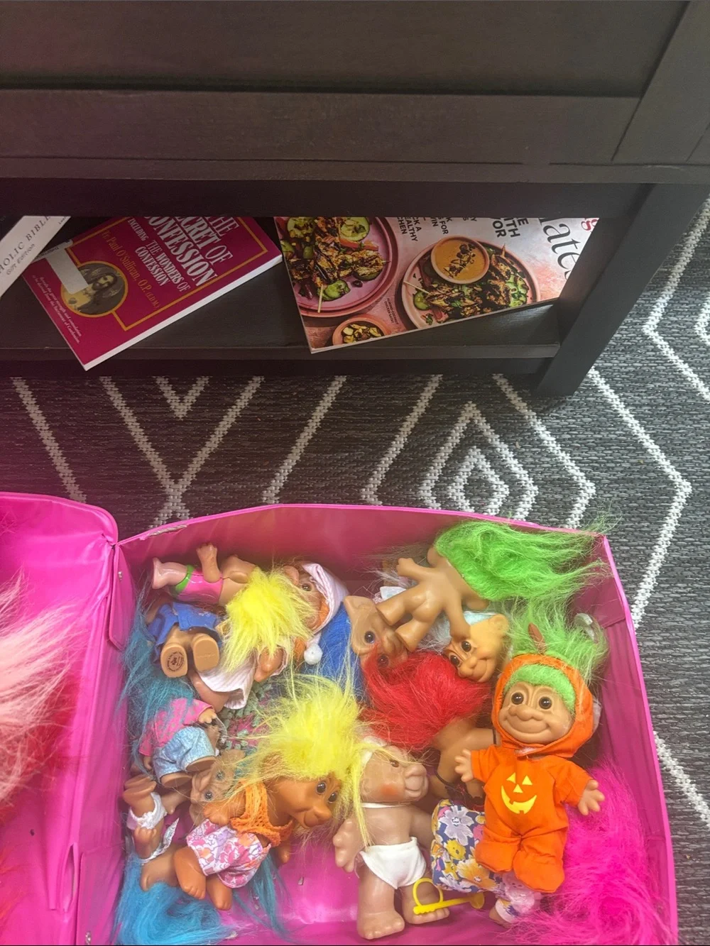 Vintage-Inspired Kids Troll Dolls Toy Set - Multicolor